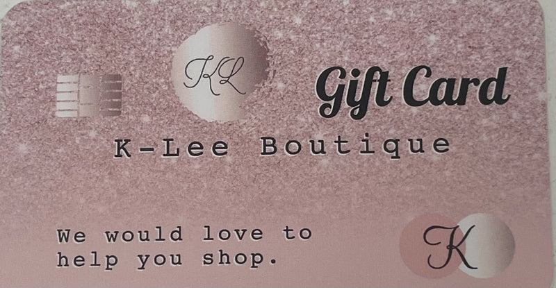 In Store Gift Card