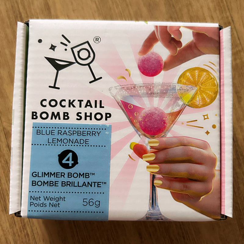Cocktail Bomb Shop Blue Raspberry Lemonade Glimmer Bombs
