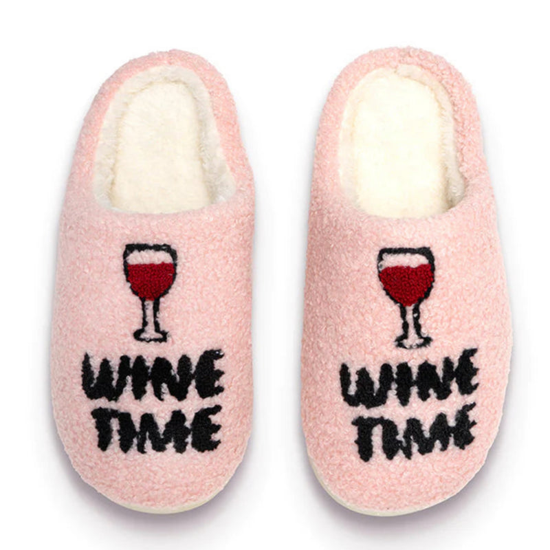 Living Royal Wine Time Cozy Slippers