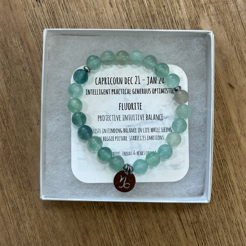 Capricorn Gem Stone Bracelet