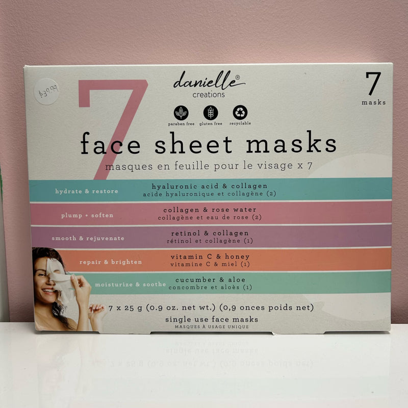 Danielle 7 Face Sheet Masks
