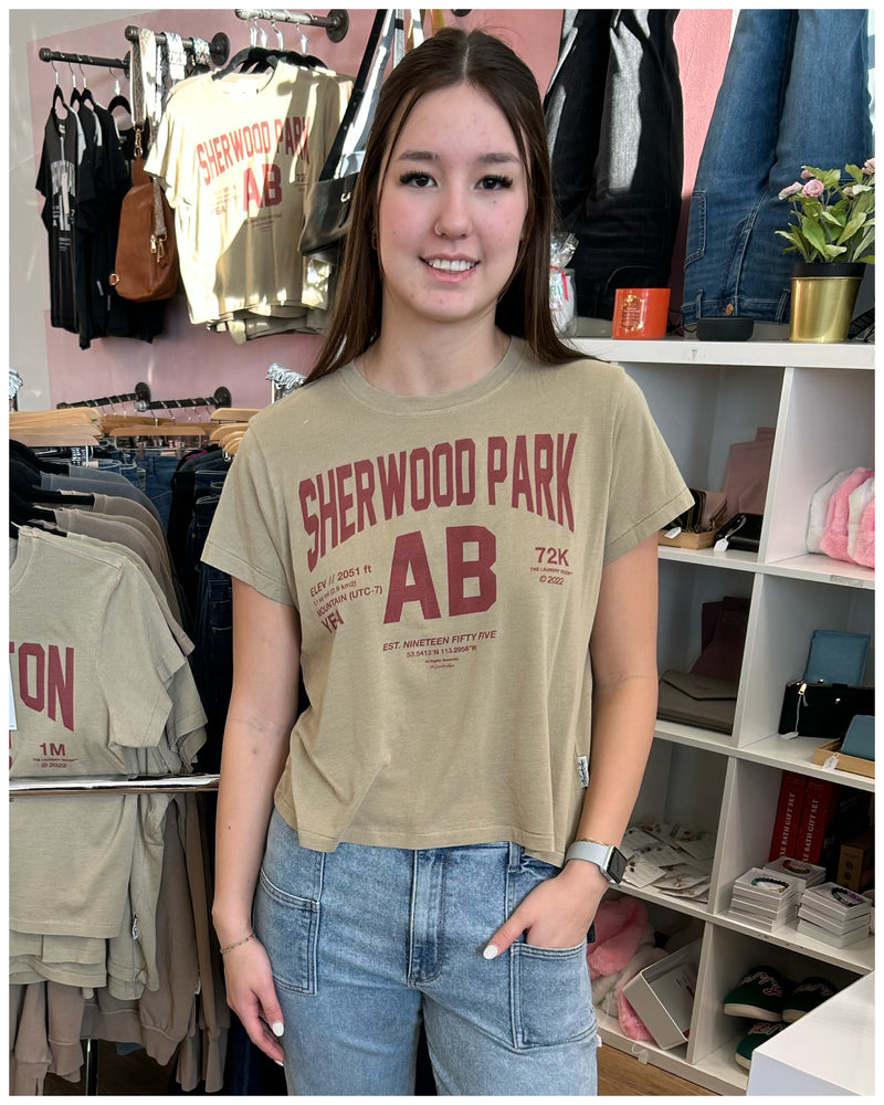 Laundry Room Perfect Tee Sherwood Park Camel