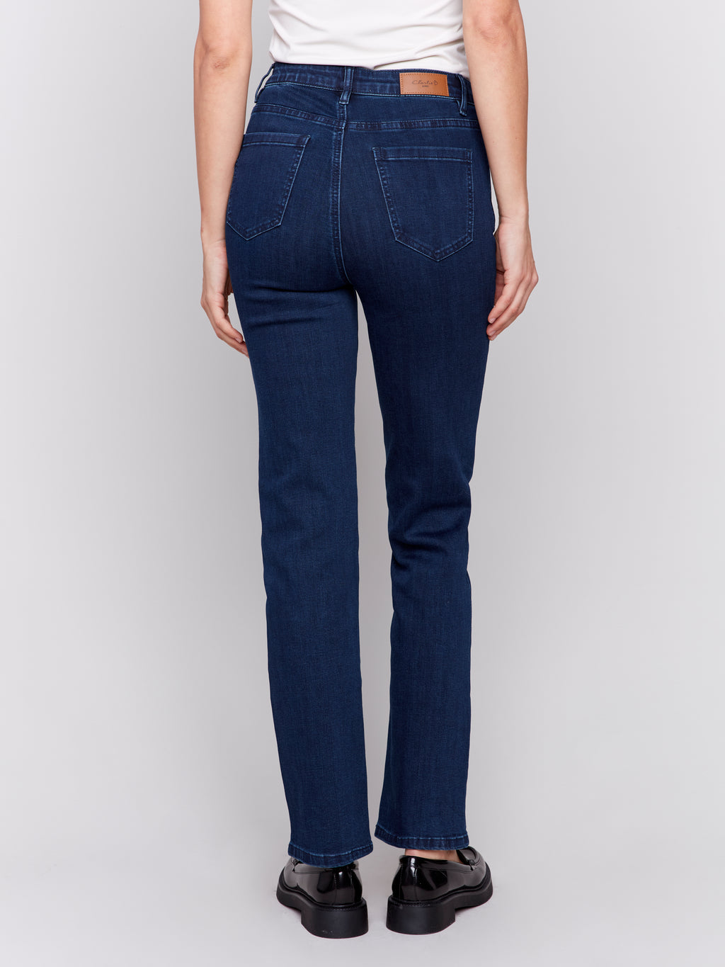 Charlie B Dark Wash Straight Leg Jeans