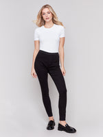 Charlie B Infinity Pull On Pant Black