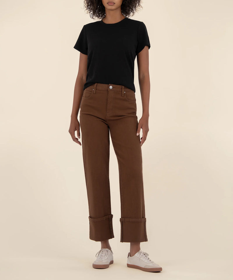 KUT Sienna Straighleg Jean Cafe Wash