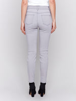 Charlie B Soft Grey Full Length Skinny