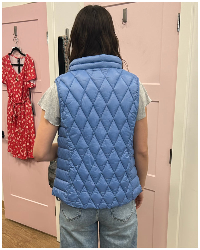 Point Zero Puffy Vest Blue