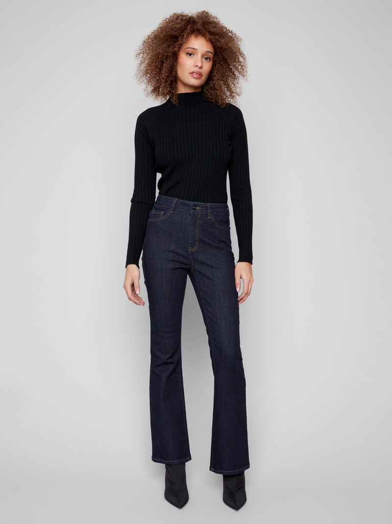 Charlie B Bootcut Deep Blue Jean
