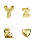 Gold Letter Charms A-Z AND SPECIAL SYMBOLS