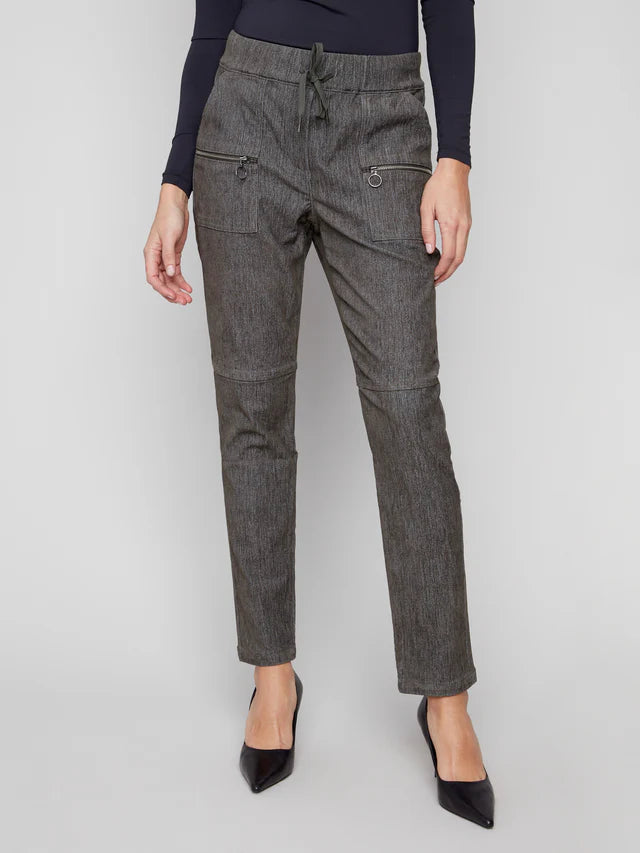 Charlie B Pull On Corduroy Jogger Spruce