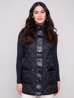 Charlie B Reversible Vest Spruce