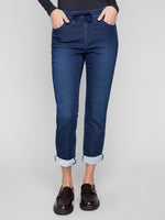 Charlie B Indigo Denim Jogger