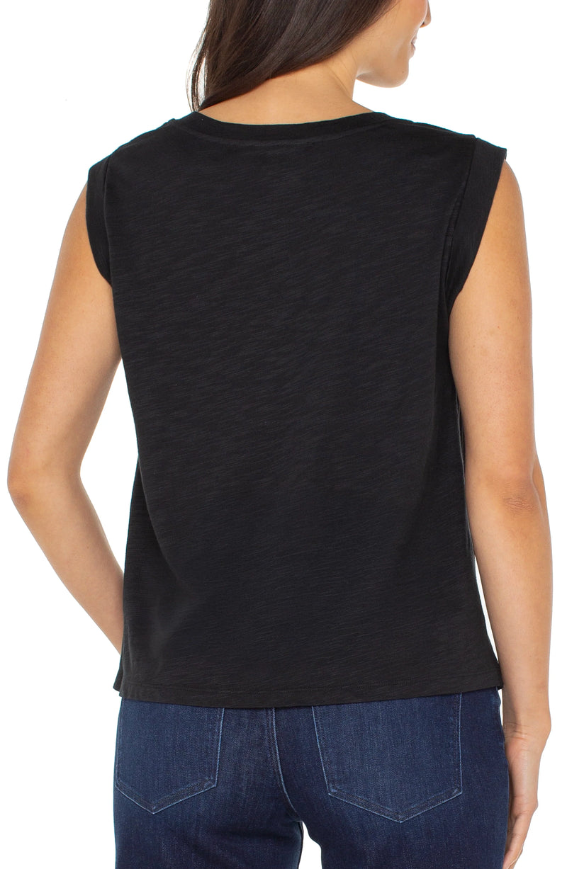 Liverpool Black Silk Fee Tee