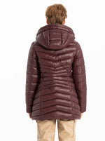 Point Zero Merlot Puffy Coat