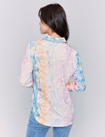 Charlie B Multi Colour Watercolour Blouse