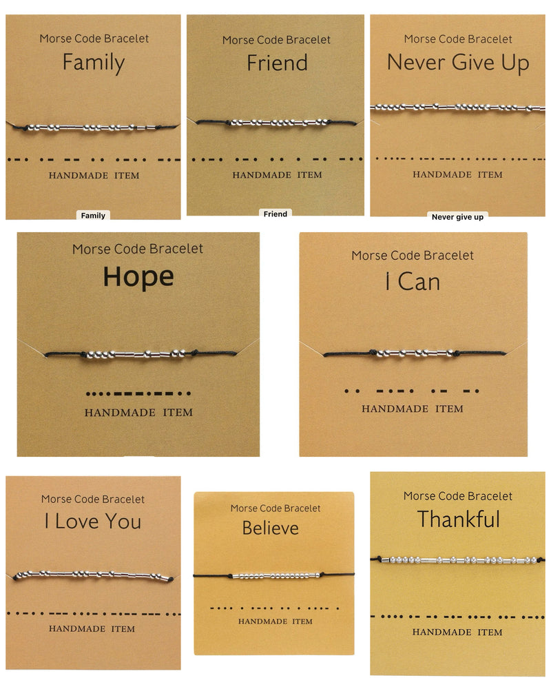 Morse Code Bracelets