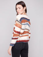Charlie B Longsleeve Soft Sweater Sepai Multi Strip
