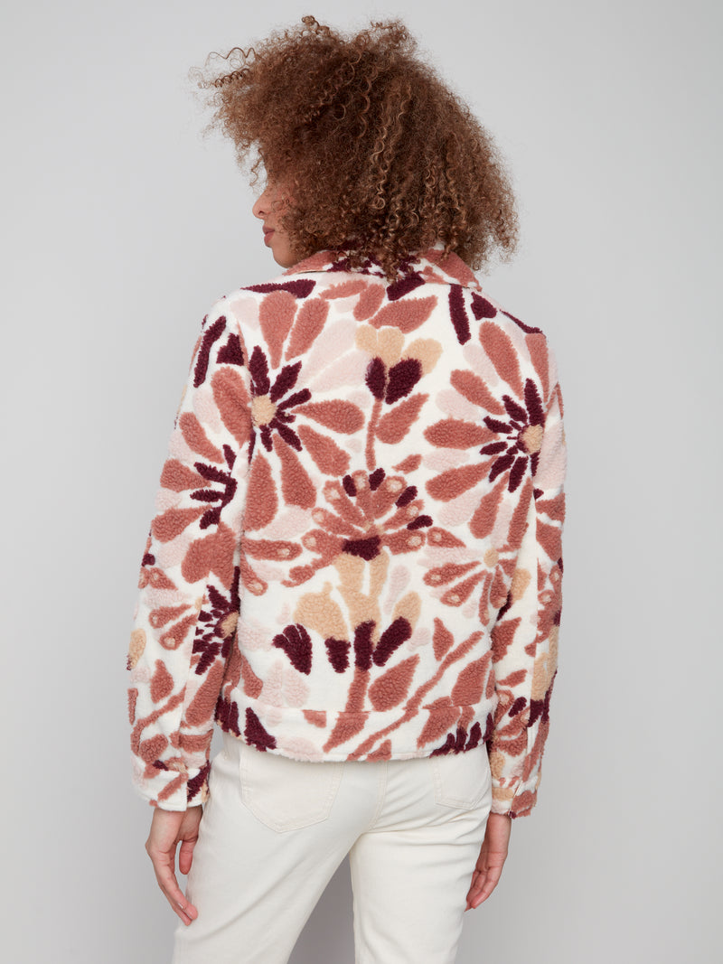 Charlie B Sherpa Vintage Flower Jacket