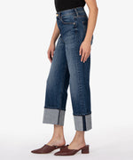 KUT Sienna Wide Leg Jean With Cuff