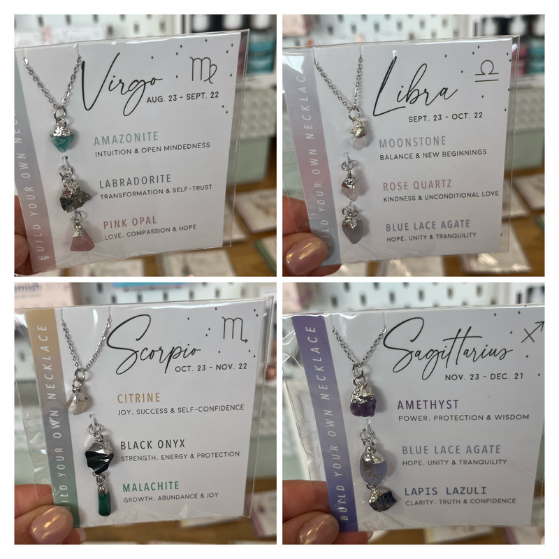 Gemstone Zodiac Necklaces