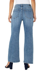 Liverpool Stride Wide Leg Jean Canyon Wash