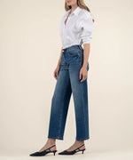 Kut Charotte High Rise Wide Leg Jeans Healthy Wash