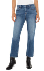 Liverpool Kennedy Crop Strighleg Jean Mcallaster Wash