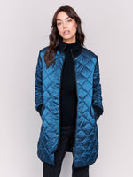 Charlie B Quilted Jacket Peacock