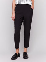 Charlie B Black Pull On Trouser