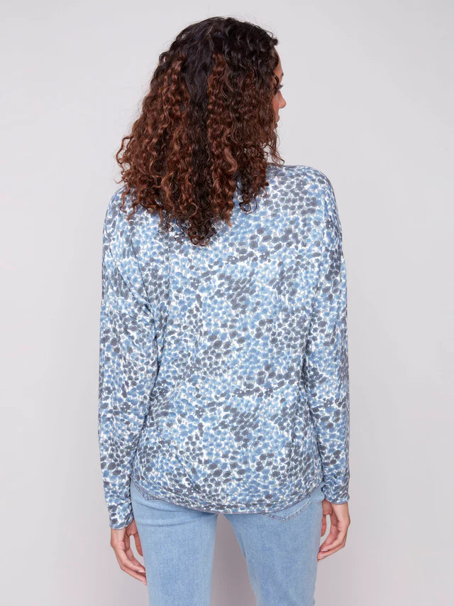 Charlie B Printed Long Sleeve Ditsy