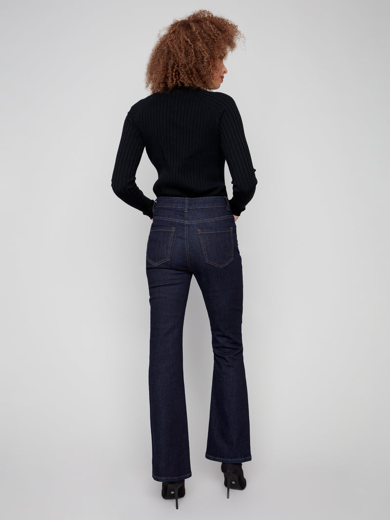Charlie B Bootcut Deep Blue Jean