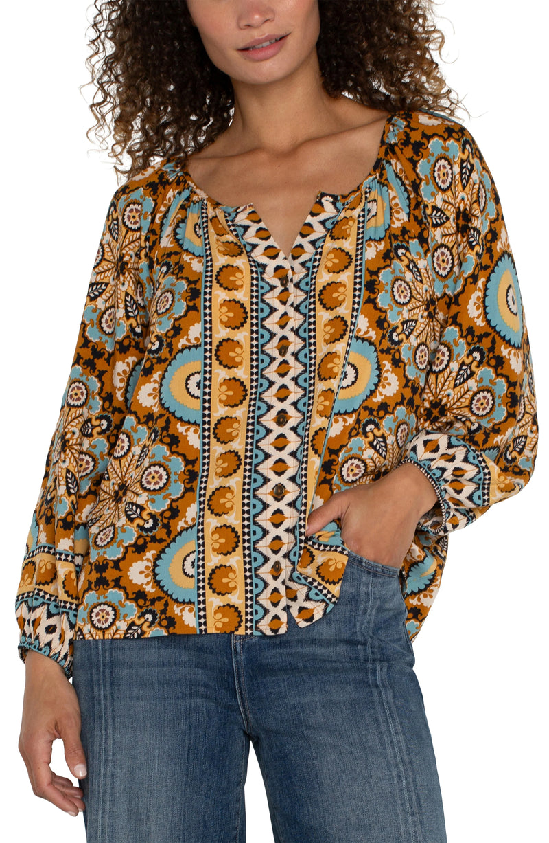 Liverpool Ocean Jasper Blouse