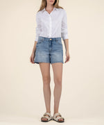 KUT High Rise Jane Shorts Peaceful Wash