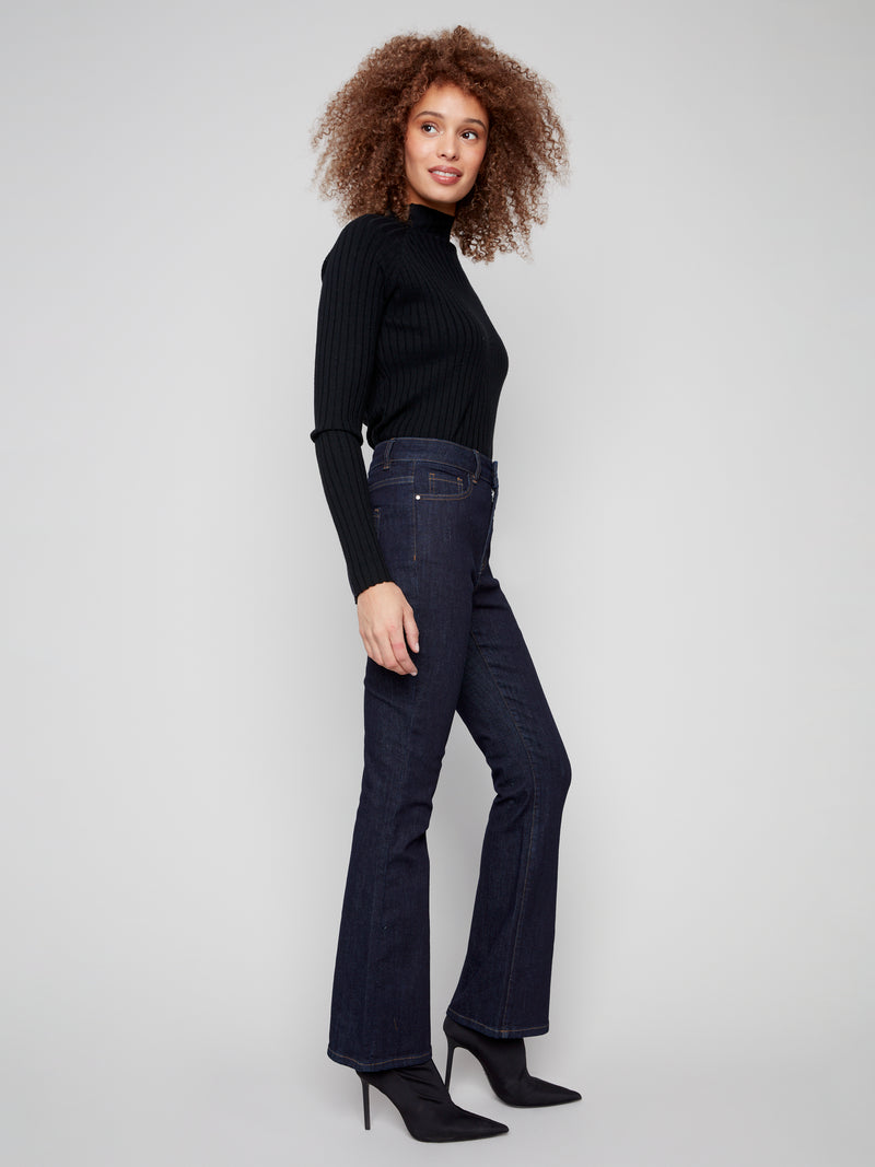 Charlie B Bootcut Deep Blue Jean