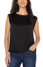 Liverpool Black Silk Fee Tee