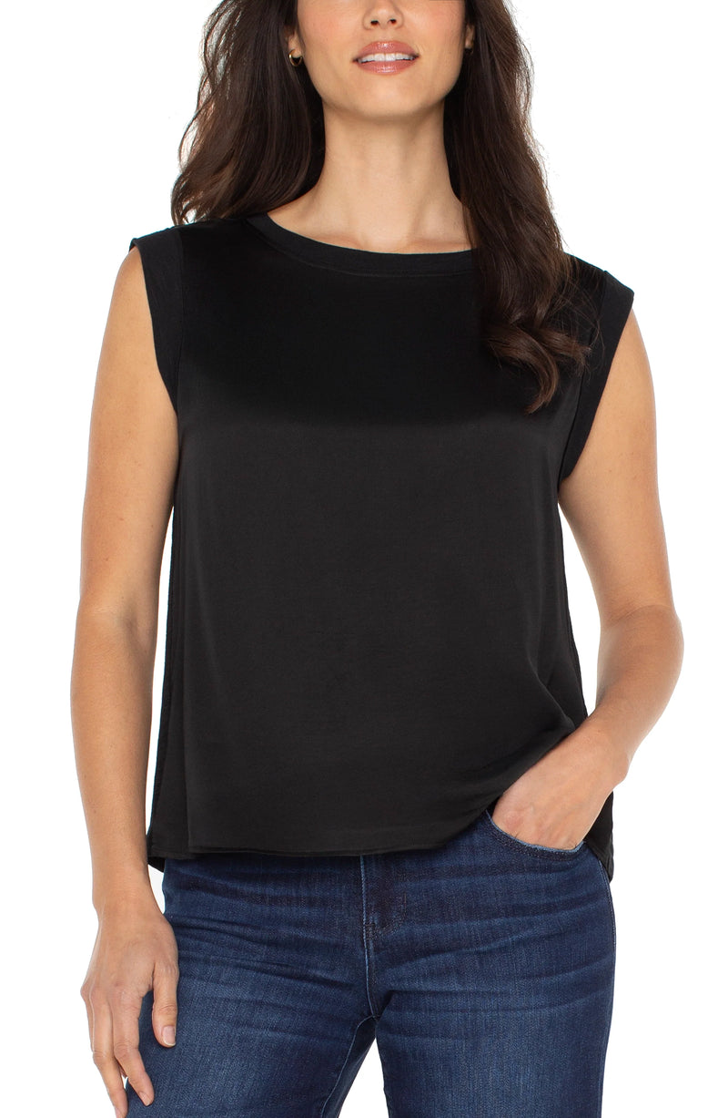 Liverpool Black Silk Fee Tee