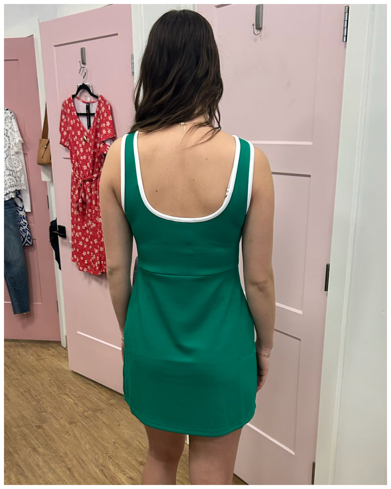 RD Style Emerald Green Super Soft Golf, Tennis, Pickle Ball Dress