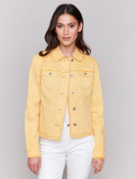 Charlie B Yellow Denim Jacket