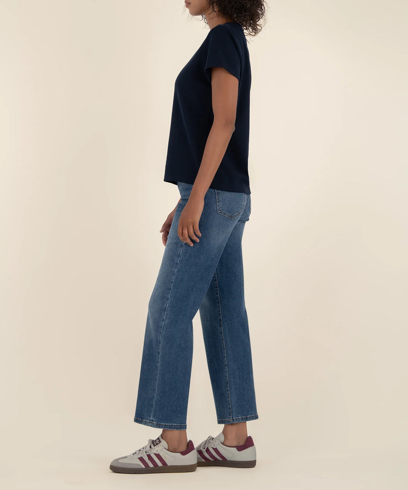 KUT Charolette Wide Leg Jean Historical Wash