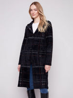 Charlie B Knit Coat Mocha