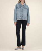 KUT Emmy Boyfriend Jacket Defiant Wash