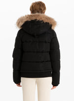 Point Zero Hooded Extra Warm Bomber Black