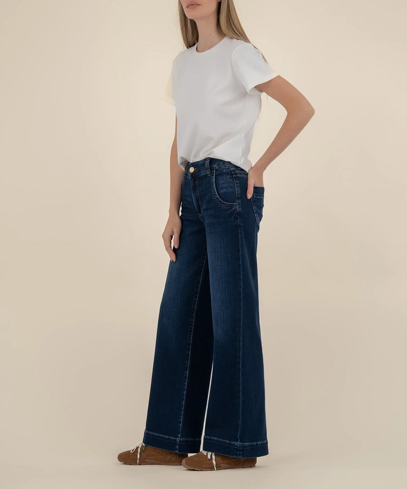 KUT Meg Wide Leg Jeans Unequalled Wash