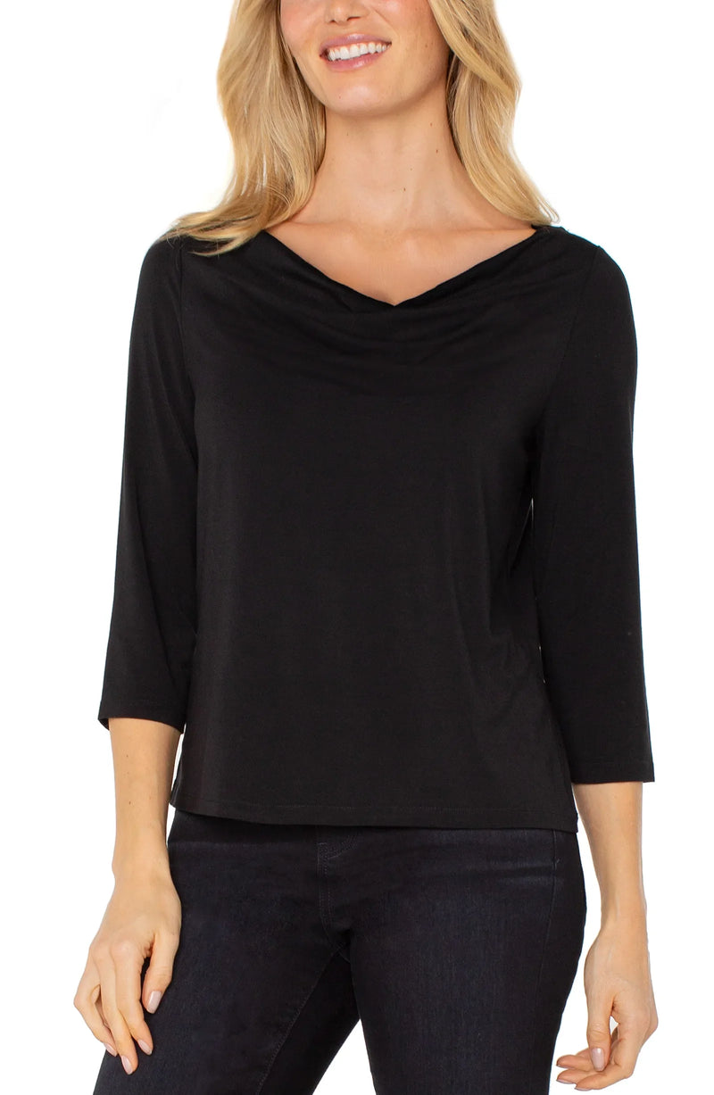 Liverpool Boat Neck Light Weight Top