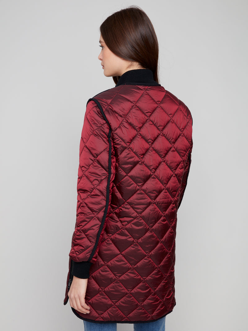Charlie B Cabernet Nylon Jacket
