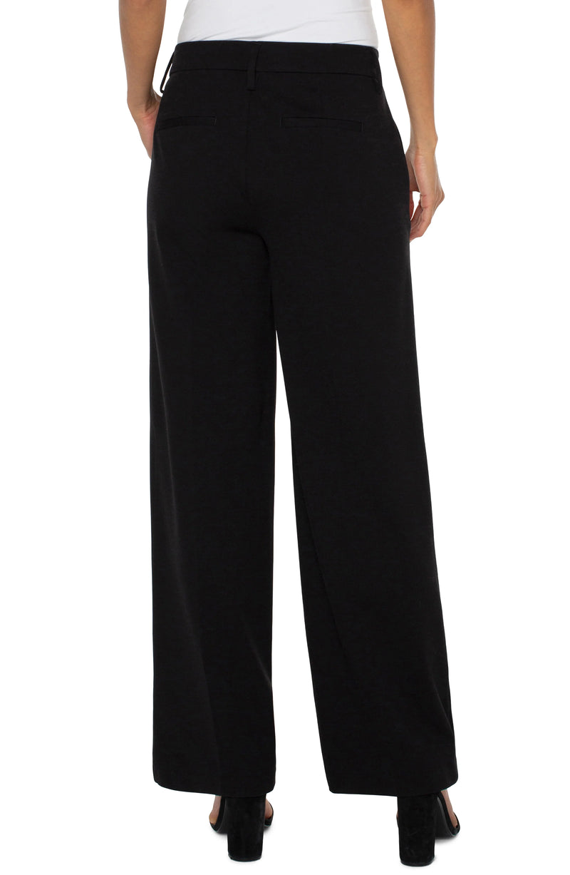 Liverpool Black Wide Leg Trousers