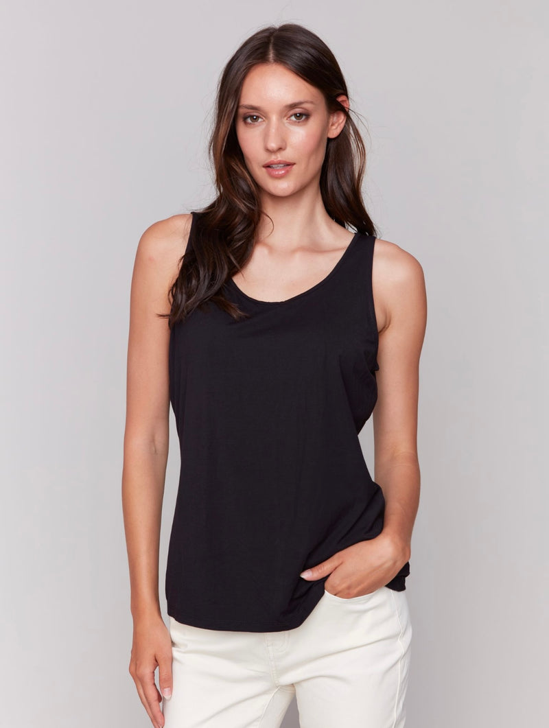 Charlie B Black Reversible Tank