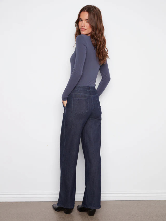 Charlie B Dark Blue Trouser
