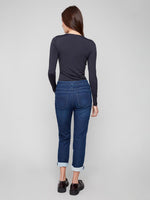 Charlie B Indigo Denim Jogger