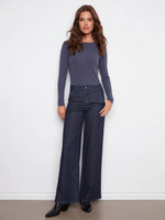 Charlie B Dark Blue Trouser
